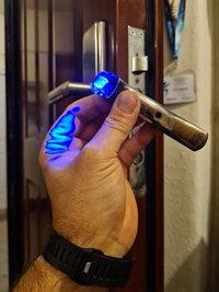 HiSec biztonsági acél ajtó kilincs csere